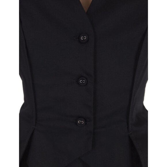 Alexander McQueen McQ Peplum Dress 42 US 6 S Black Plato’s Atlantis S/S 2010 - Picture 4 of 11